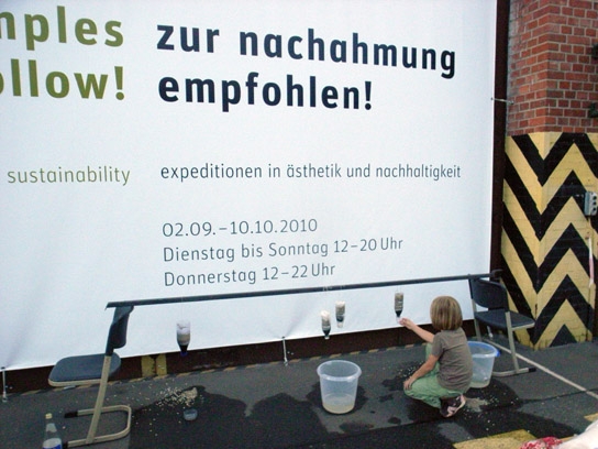 Workshop – Zwischenbericht makes waterfilters with kids