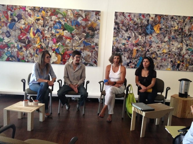 Panel discussion with the curator Adrienne Goehler